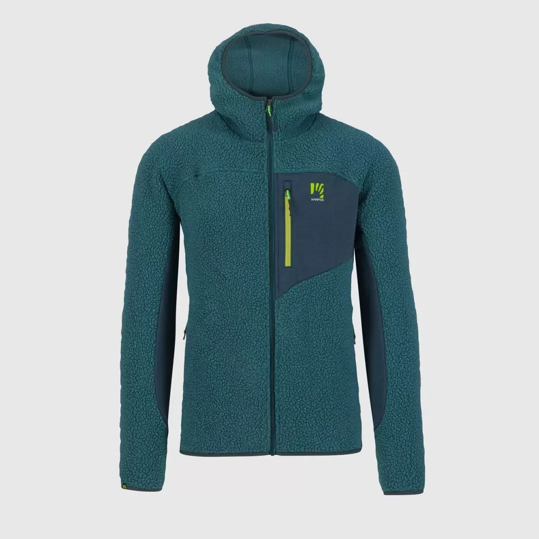 Karpos Winter | Ski Mountaineering | Mountaineering | Climbing | Fleeces | 80'S HOODIE FLEECE BALSAM/FOREST