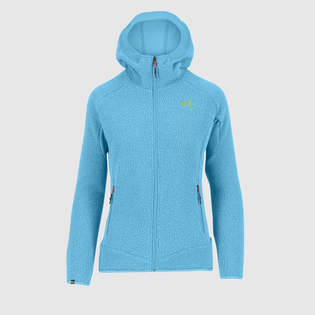 Karpos Winter | Ski Mountaineering | Mountaineering | Climbing | Hiking | Fleeces | 80'S HOODIE W FLEECE BLUE ATOLL