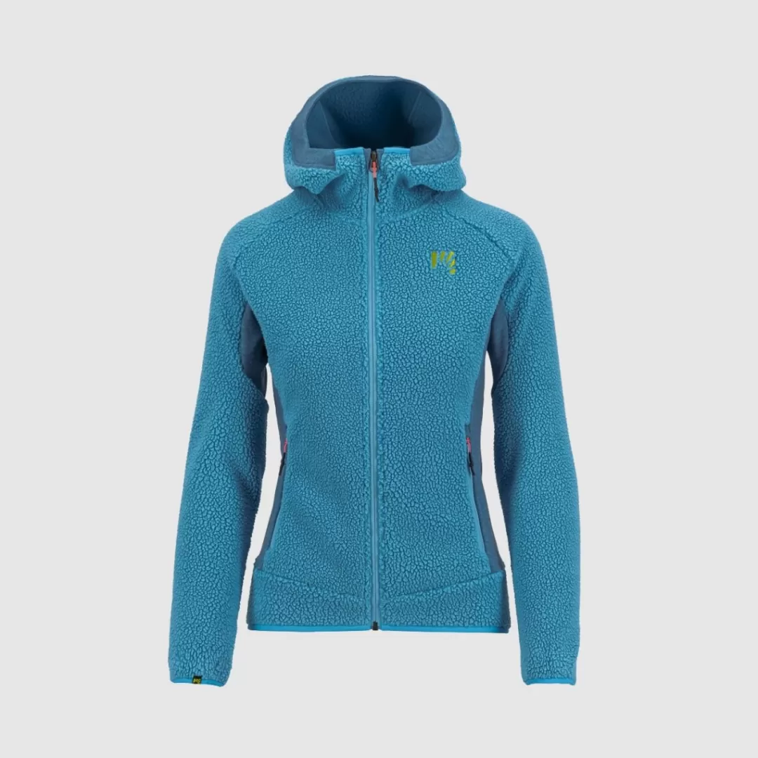 Karpos Winter | Ski Mountaineering | Mountaineering | Climbing | Hiking | Fleeces | 80'S HOODIE W FLEECE BLUE ATOLL