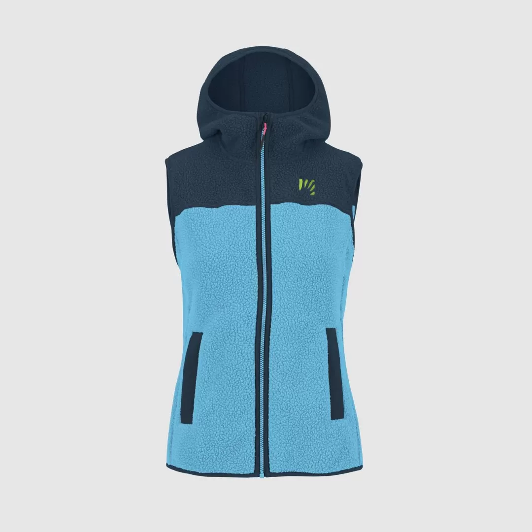 Karpos Ski Mountaineering | Climbing | Fleeces | Jackets & Vests | 80'S HOODIE W VEST BLUE ATOLL/MIDNIGHT