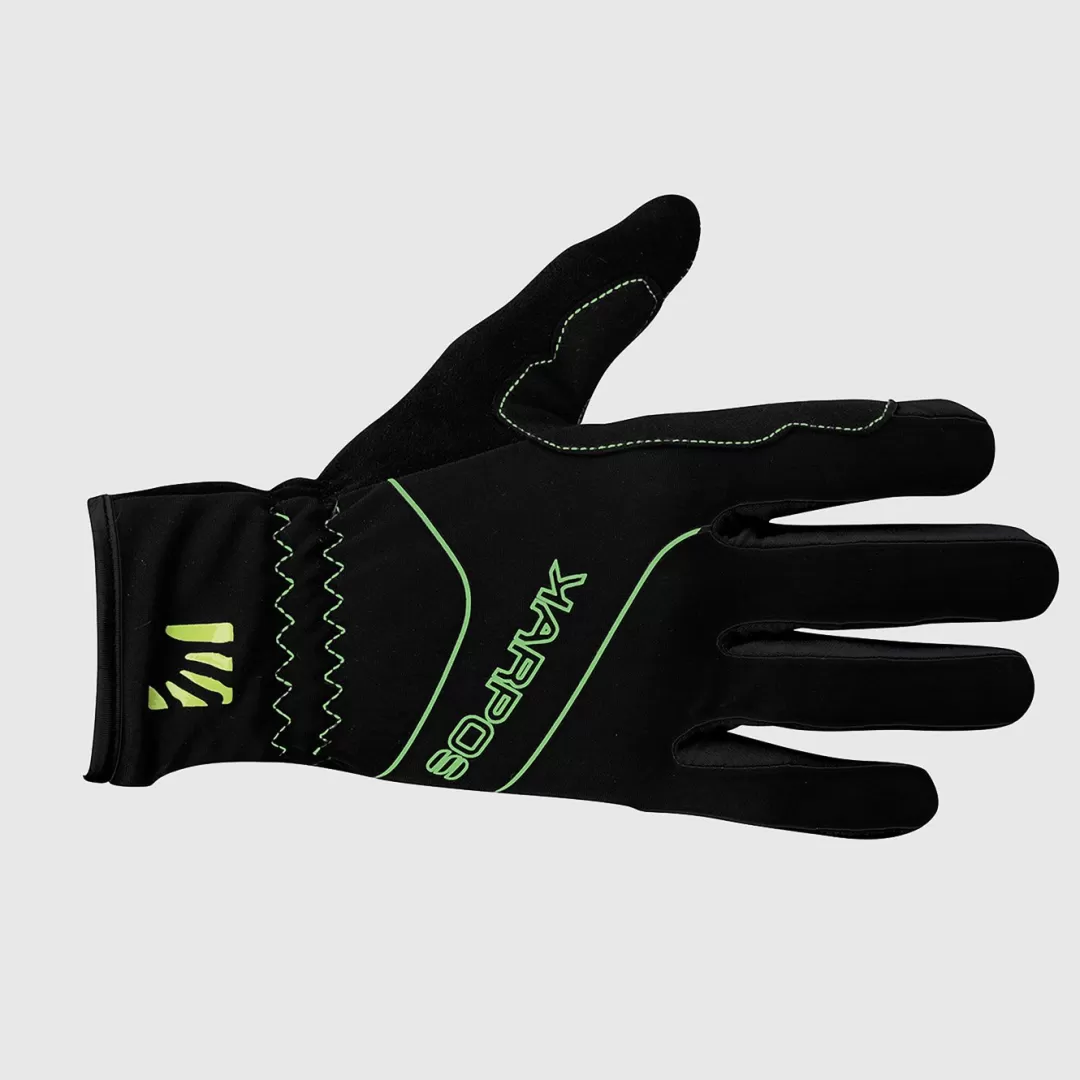 Karpos Winter | Skimo Touring | Skimo Dynamic | Ski Mountaineering | Hiking | Gloves | ALAGNA GLOVE BLACK/GREEN FLUO