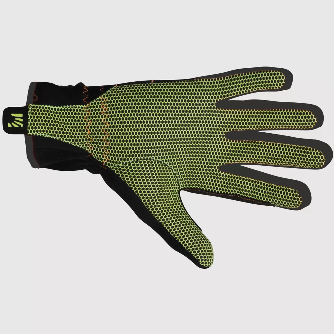 Karpos Winter | Skimo Touring | Skimo Dynamic | Ski Mountaineering | Hiking | Gloves | ALAGNA GLOVE BLACK/GREEN FLUO