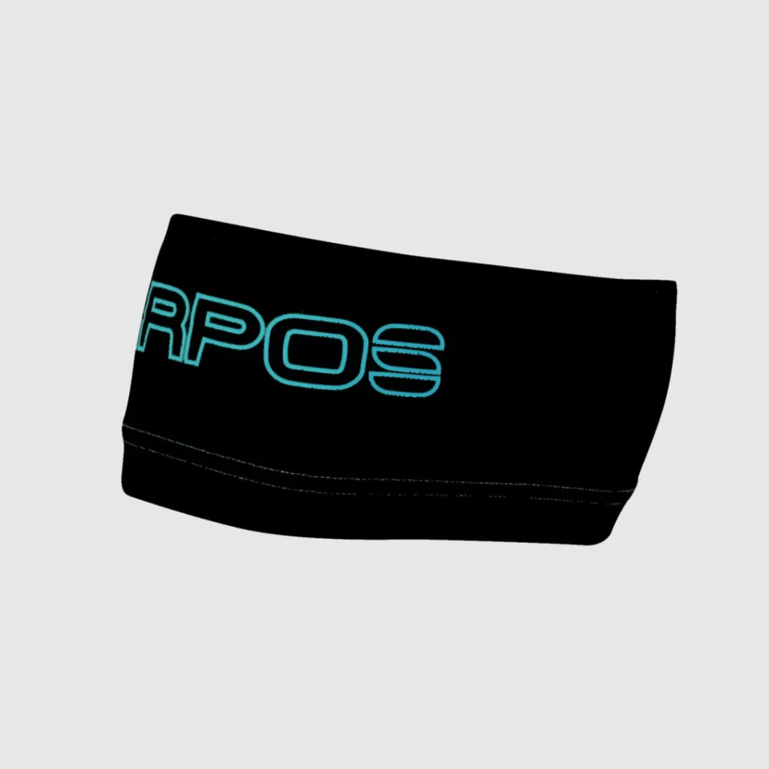 Karpos Winter | Skimo Touring | Skimo Dynamic | Ski Mountaineering | Mountaineering | Mountain Biking | Climbing | Trail Running | Hiking | Headwear | ALAGNA HEADBAND BLACK/BLUE JEWEL