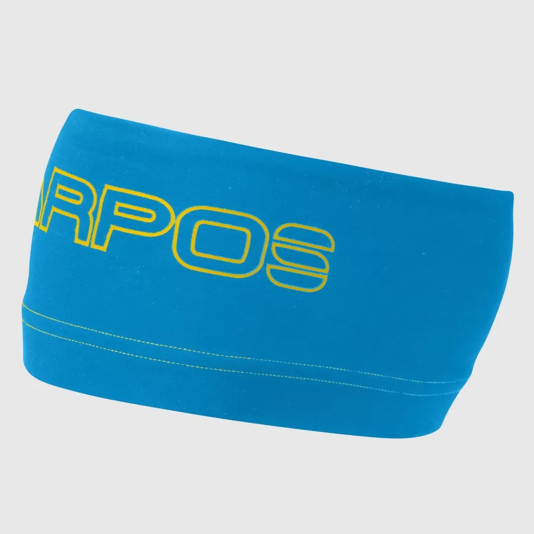 Karpos Winter | Skimo Touring | Skimo Dynamic | Ski Mountaineering | Mountaineering | Mountain Biking | Climbing | Trail Running | Hiking | Headwear | ALAGNA HEADBAND DIVA BLUE/SULPHUR