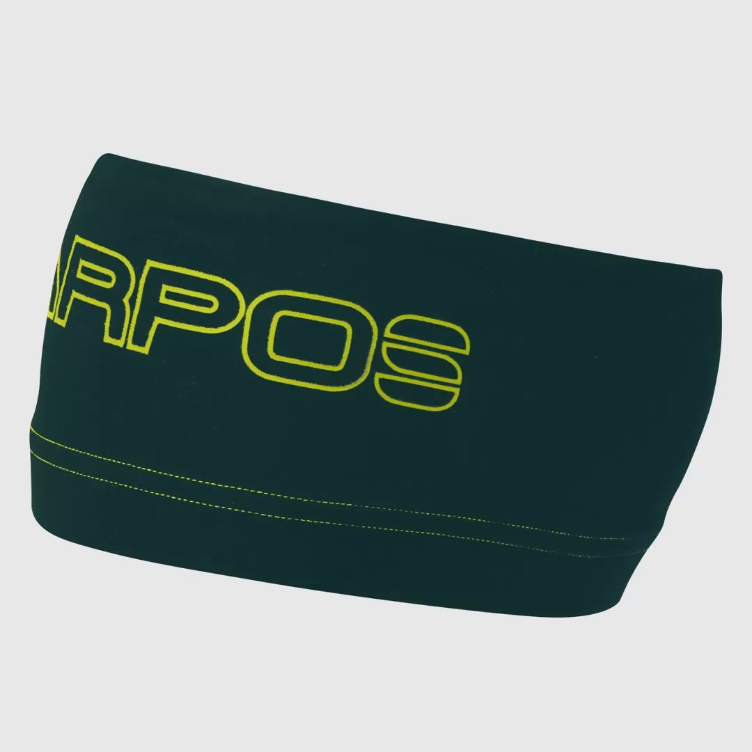 Karpos Winter | Skimo Touring | Skimo Dynamic | Ski Mountaineering | Mountaineering | Mountain Biking | Climbing | Trail Running | Hiking | Headwear | ALAGNA HEADBAND FOREST/KIWI COLADA