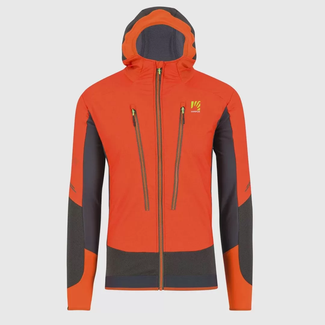 Karpos Winter | Skimo Dynamic | Ski Mountaineering | Jackets & Vests | ALAGNA PLUS EVO JACKET SPICY ORANGE/BLACK SAND