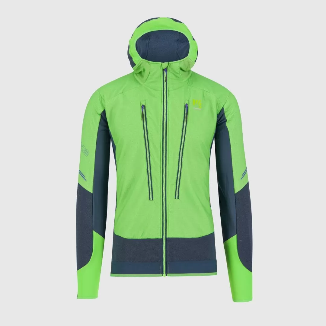 Karpos Winter | Skimo Dynamic | Ski Mountaineering | Jackets & Vests | ALAGNA PLUS EVO JACKET GREEN FLASH/MIDNIGHT