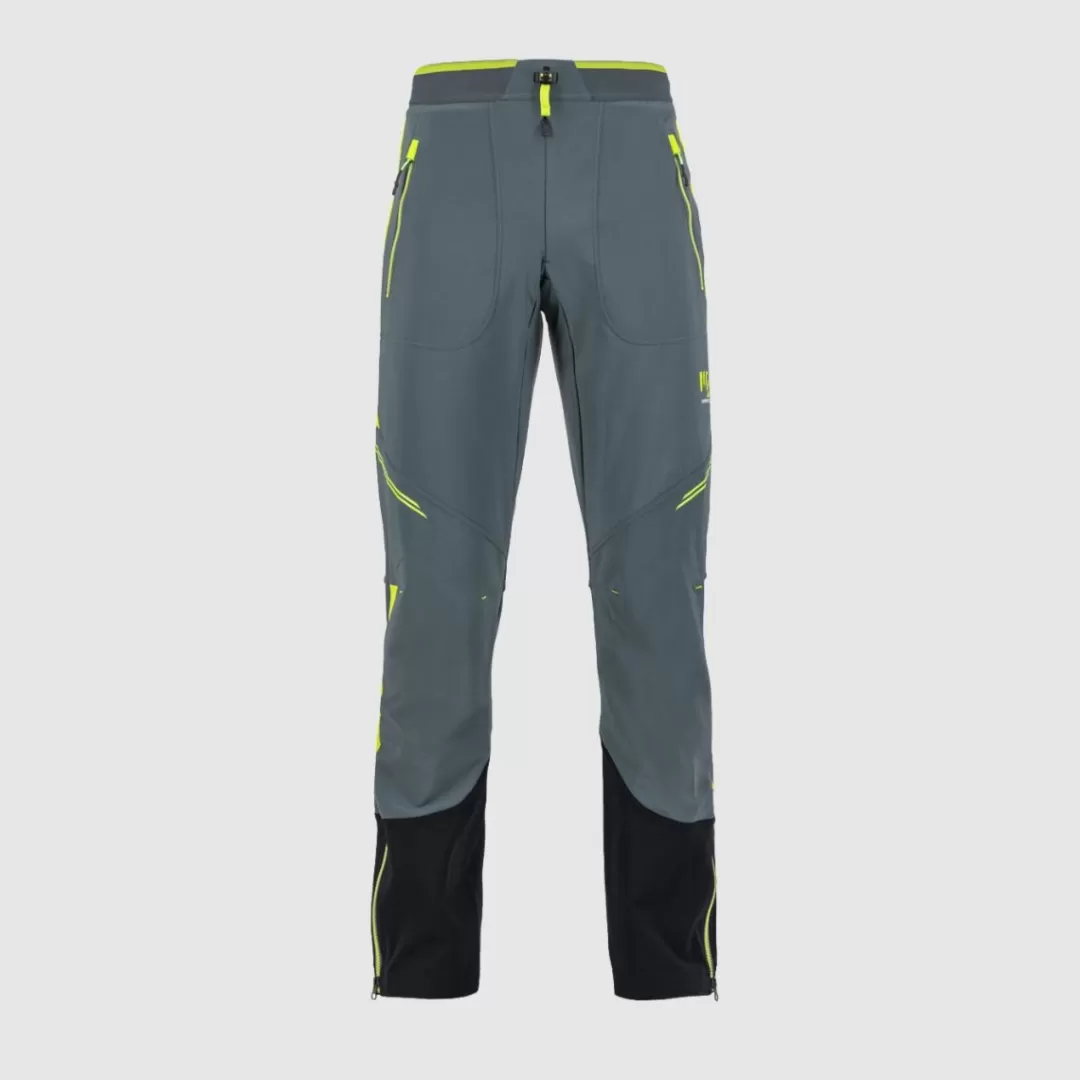 Karpos Winter | Skimo Dynamic | Ski Mountaineering | Pants | ALAGNA PLUS EVO PANTS DARK SLATE/LIME GREEN