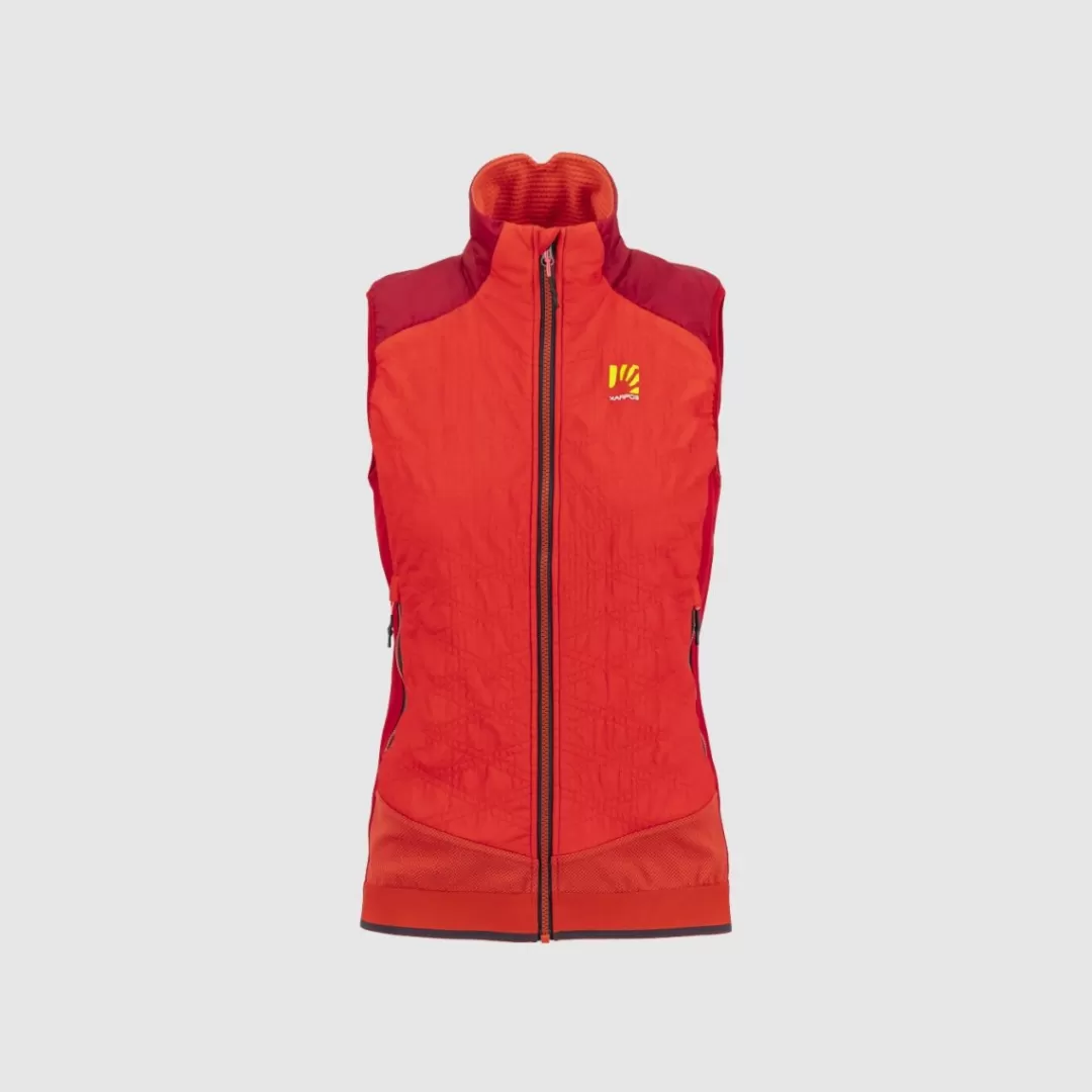 Karpos Winter | Skimo Dynamic | Ski Mountaineering | Hiking | Jackets & Vests | ALAGNA PLUS EVO W VEST POINSETTIA/JESTER RED