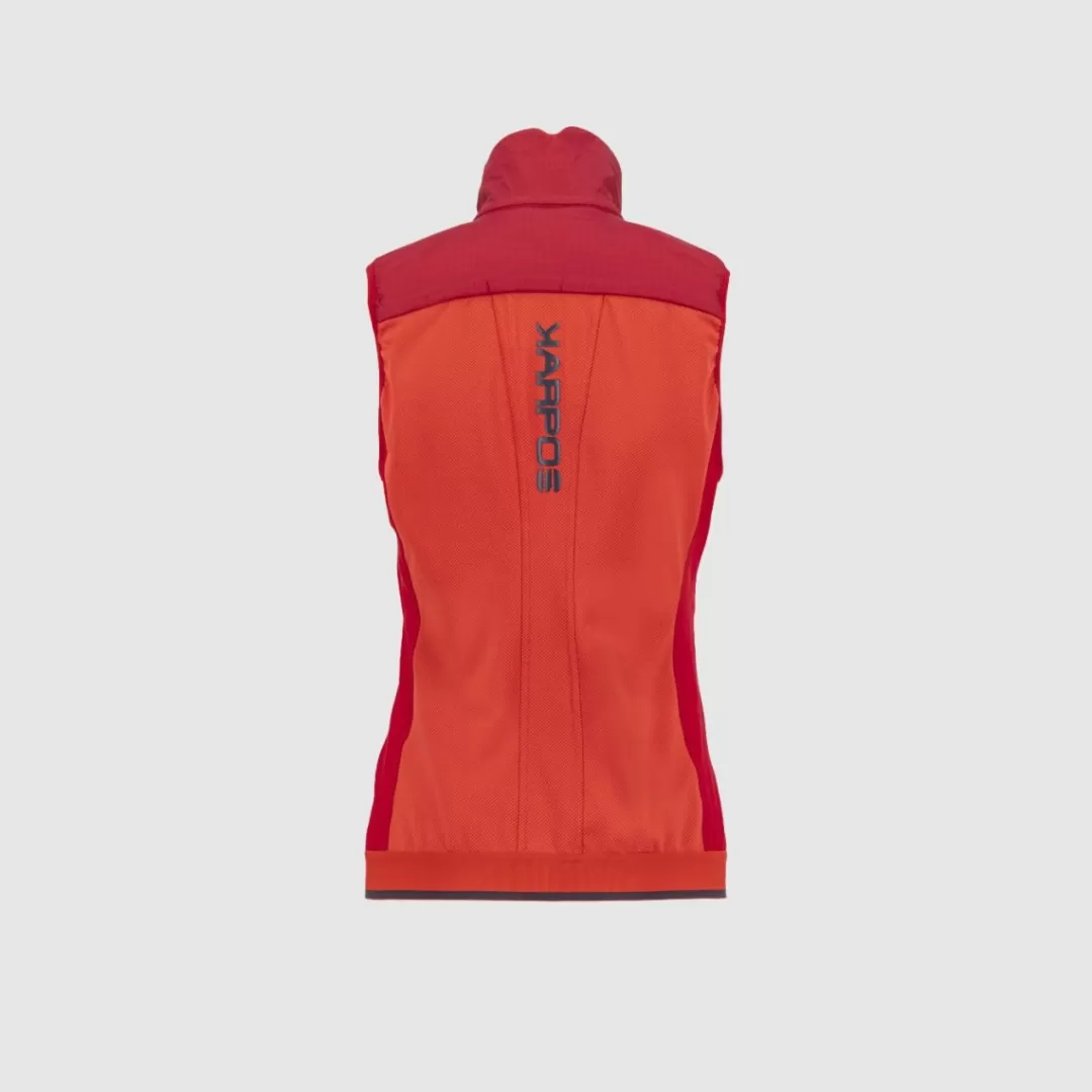 Karpos Winter | Skimo Dynamic | Ski Mountaineering | Hiking | Jackets & Vests | ALAGNA PLUS EVO W VEST POINSETTIA/JESTER RED