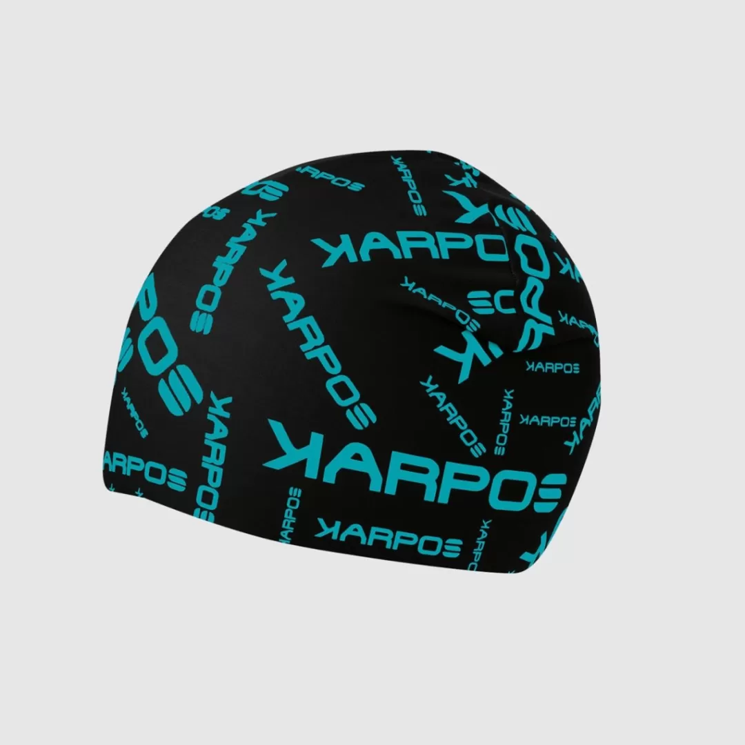 Karpos Winter | Skimo Touring | Skimo Dynamic | Ski Mountaineering | Mountaineering | Headwear | ALAGNA RACE CAP BLACK/BLUE JEWEL