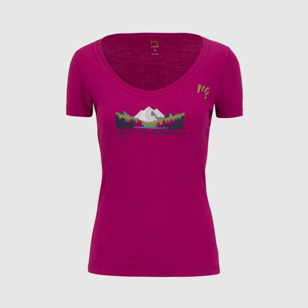 Karpos Lifestyle | Climbing | T-Shirts | AMBRETTA W T-SHIRT CHERRIES JUBILEE