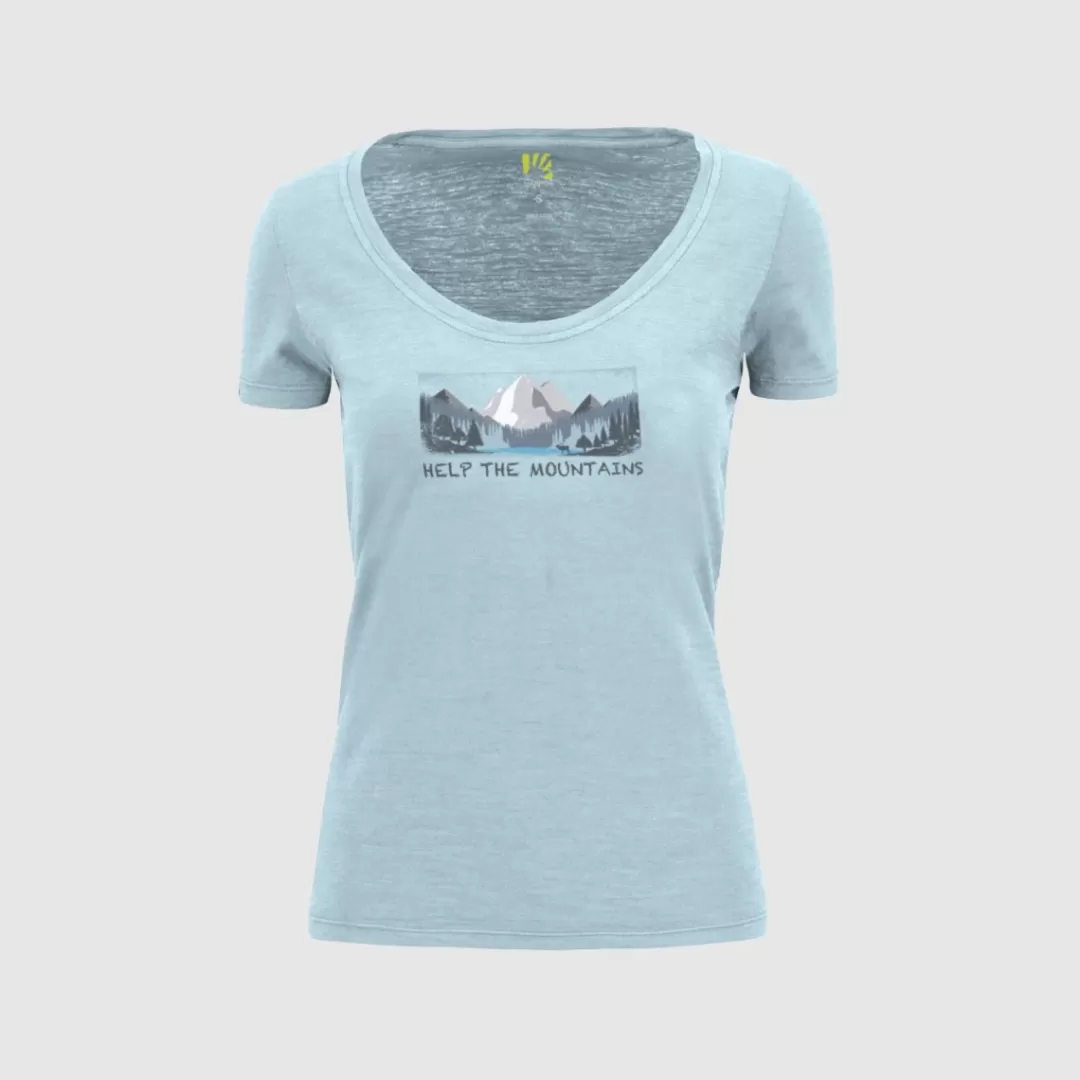 Karpos Lifestyle | Climbing | T-Shirts | AMBRETTA W T-SHIRT AQUAMARINE