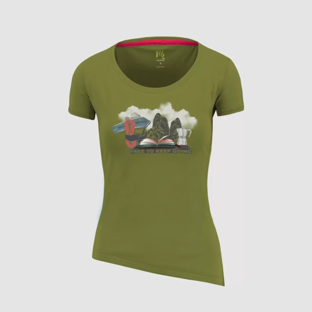 Karpos Lifestyle | Climbing | T-Shirts | ANEMONE EVO W T-SHIRT GUACAMOLE