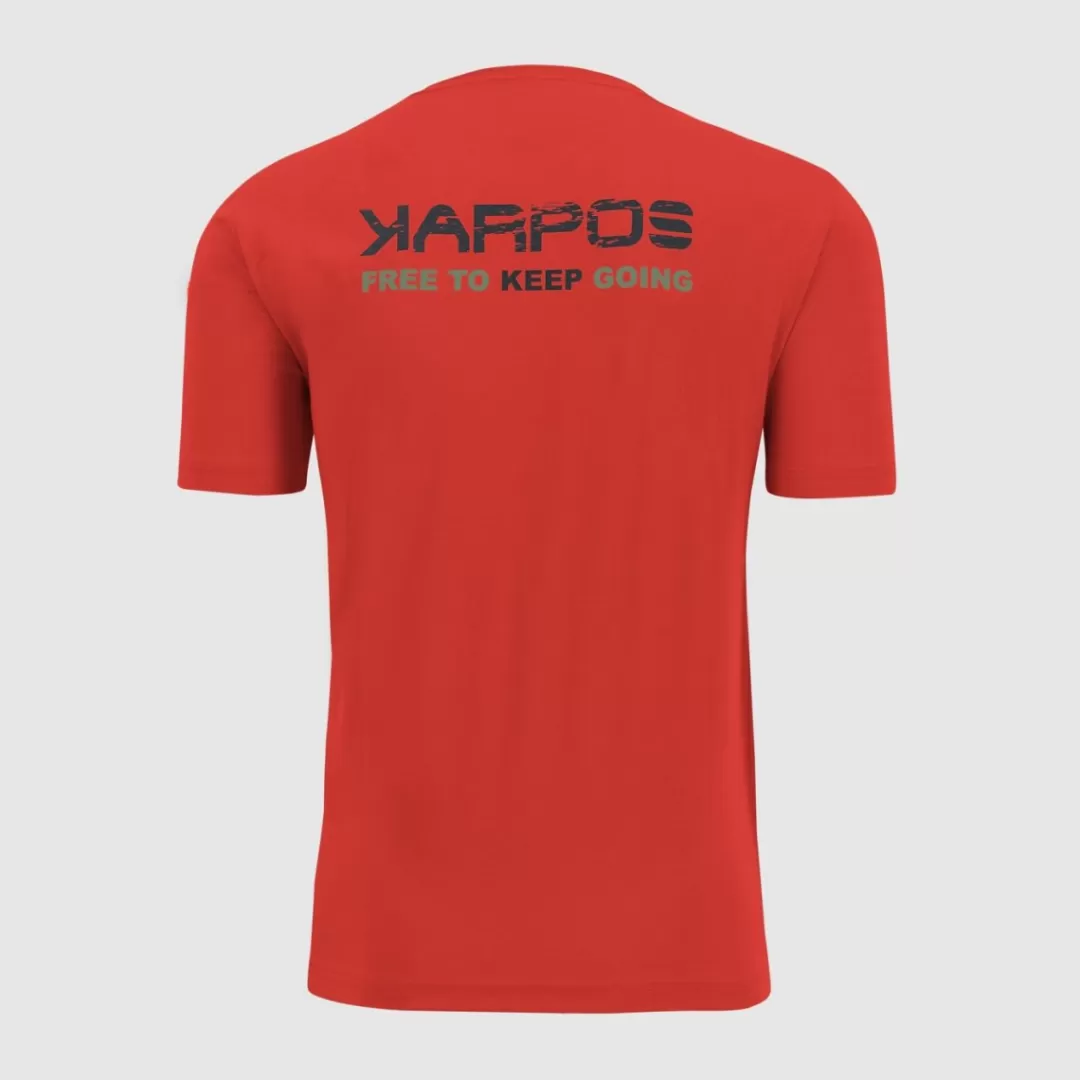 Karpos Lifestyle | Climbing | T-Shirts | ASTRO ALPINO T-SHIRT PAPRIKA