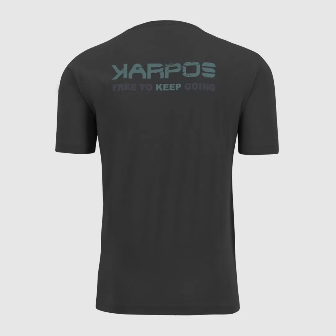 Karpos Lifestyle | Climbing | T-Shirts | ASTRO ALPINO T-SHIRT BLACK