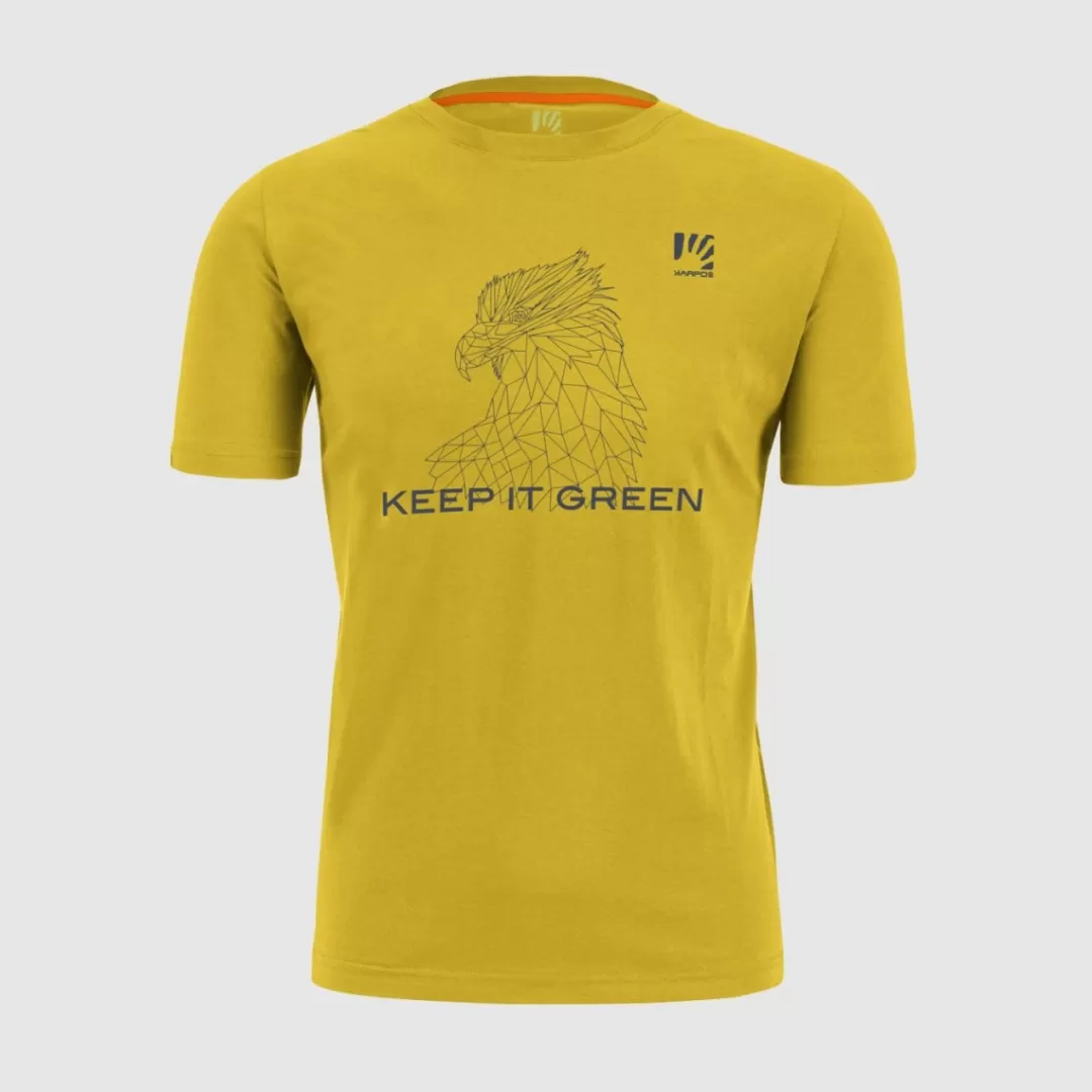 Karpos Lifestyle | Climbing | T-Shirts | BOTTON D'ORO T-SHIRT LEMON CURRY