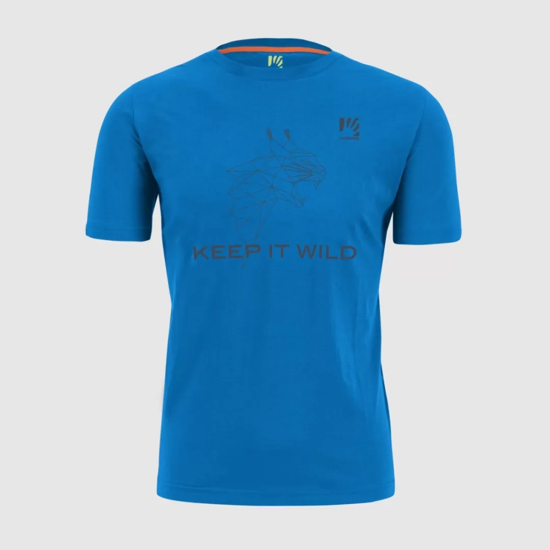 Karpos Lifestyle | Climbing | T-Shirts | BOTTON D'ORO T-SHIRT INDIGO BUNTING