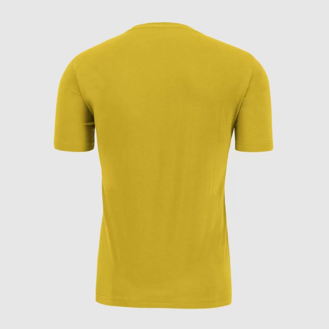 Karpos Lifestyle | Climbing | T-Shirts | BOTTON D'ORO T-SHIRT LEMON CURRY