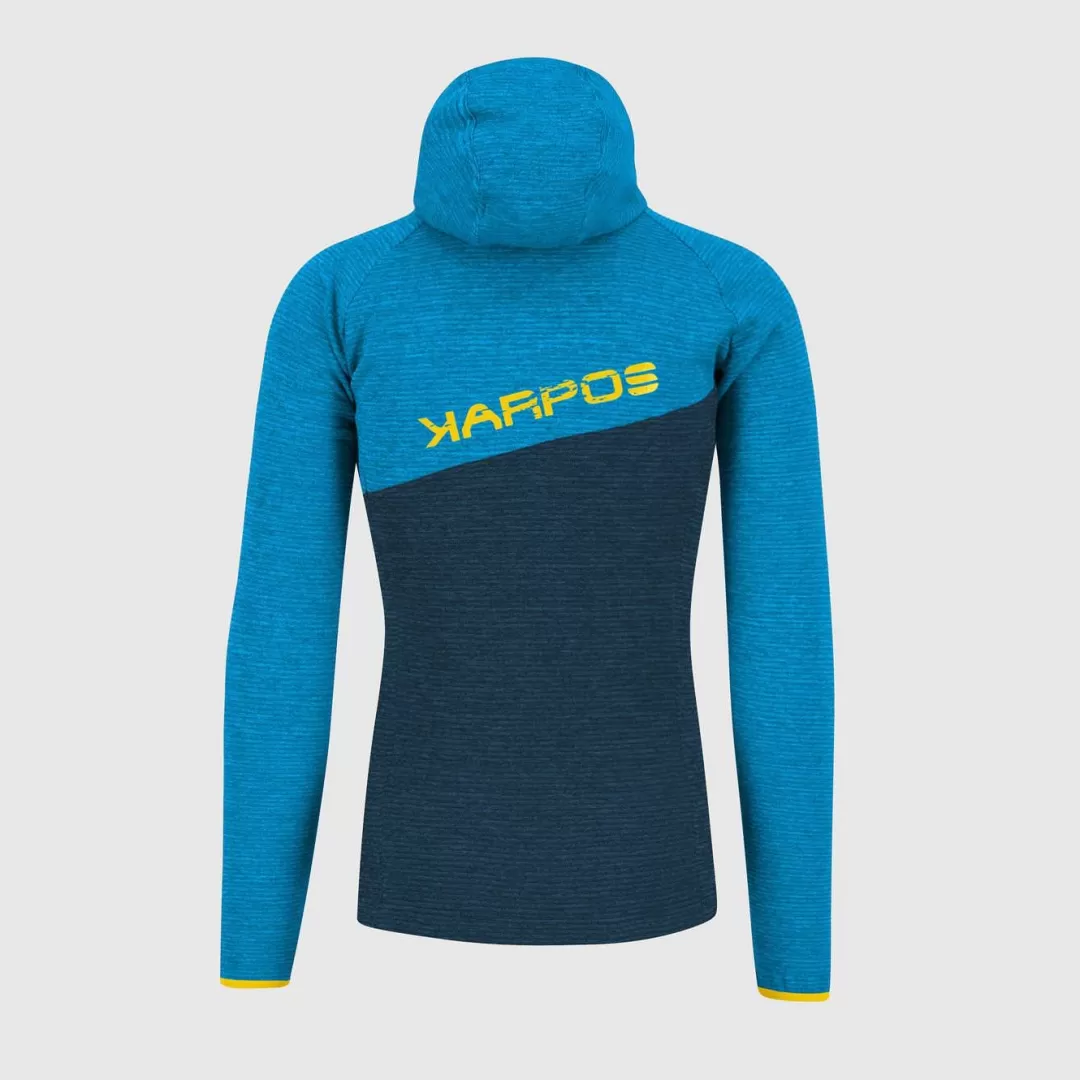 Karpos Lifestyle | Winter | Climbing | Fleeces | CAMOSCIO FULL ZIP HOODIE MIDNIGHT/DIVA BLUE