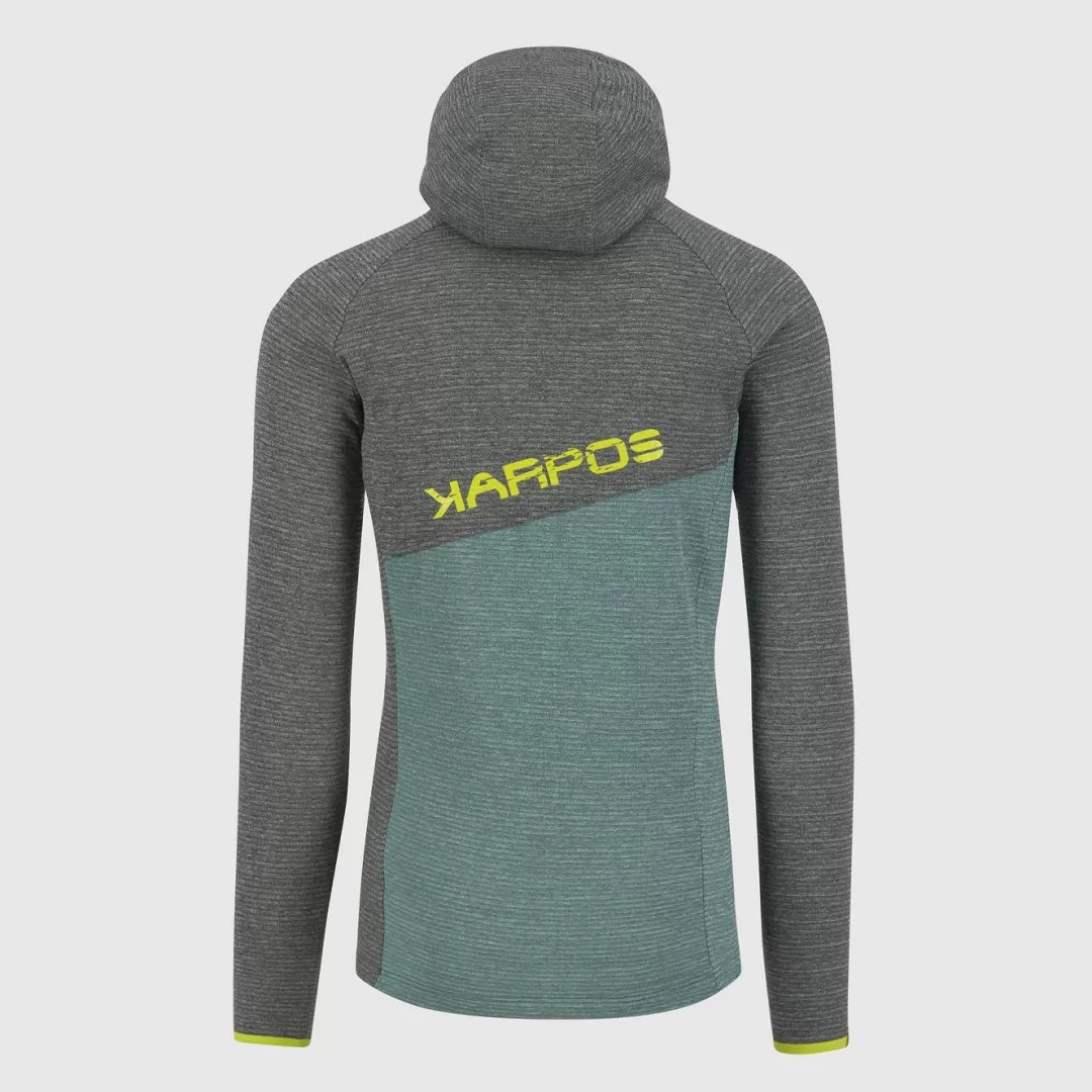 Karpos Lifestyle | Winter | Climbing | Hiking | Fleeces | CAMOSCIO HOODIE FOREST/NORTH ATLANTIC