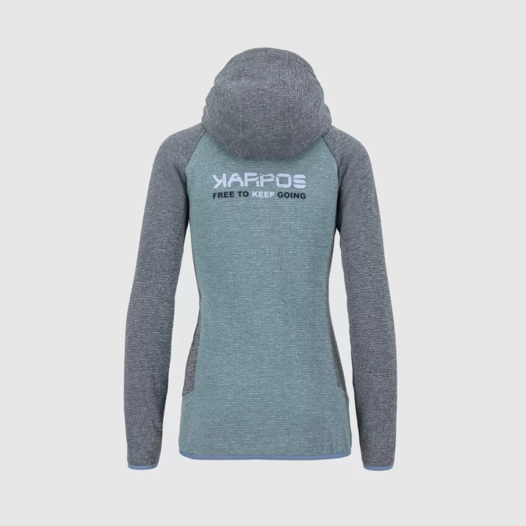 Karpos Winter | Lifestyle | Climbing | Fleeces | CAMOSCIO W HOODIE HYDRO/INDIA INK