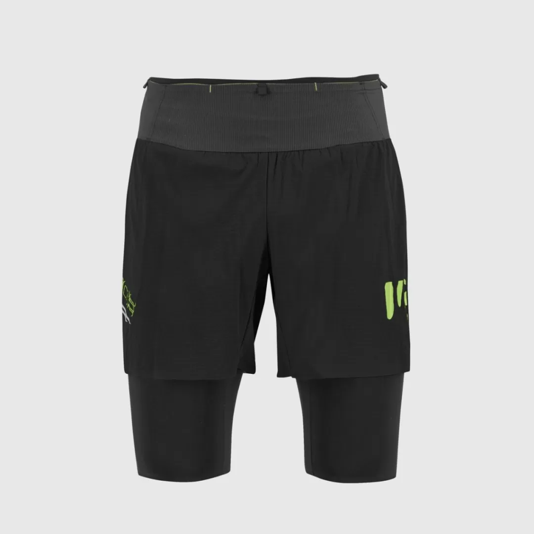 Karpos Trail Running | Shorts | CENGIA SHORT BLACK/JASMINE GREEN