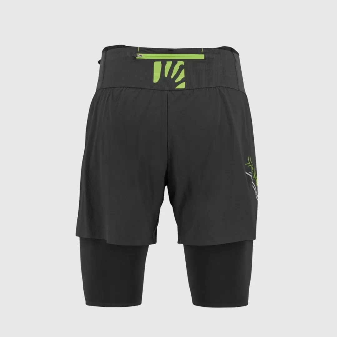 Karpos Trail Running | Shorts | CENGIA SHORT BLACK/JASMINE GREEN