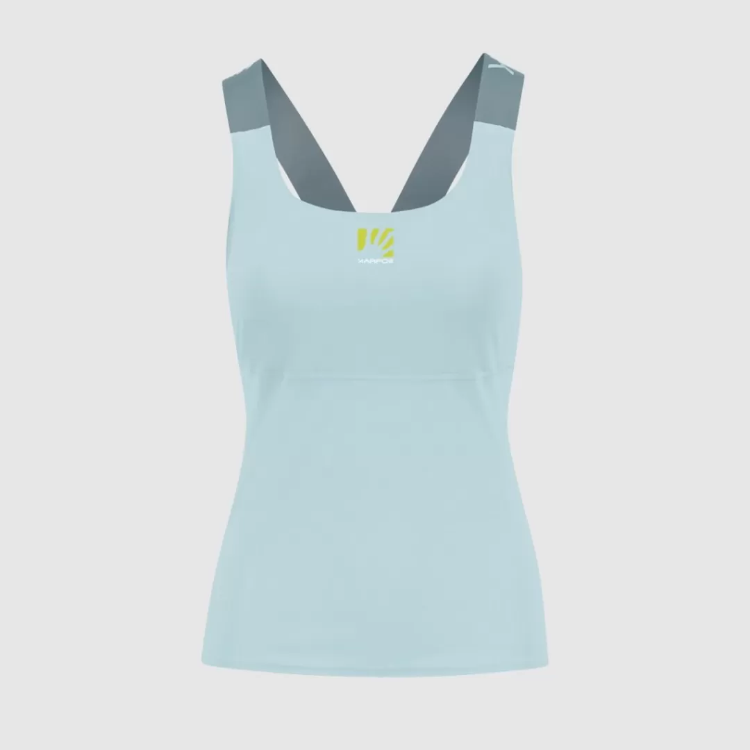 Karpos Trail Running | Hiking | T-Shirts | CENGIA W TANK AQUAMARINE/SPRING LAKE