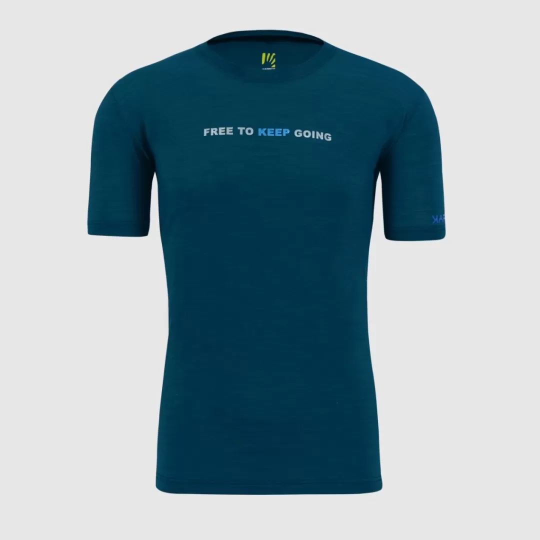 Karpos T-Shirts | COPPOLO MERINO T-SHIRT GIBRALTAR SEA