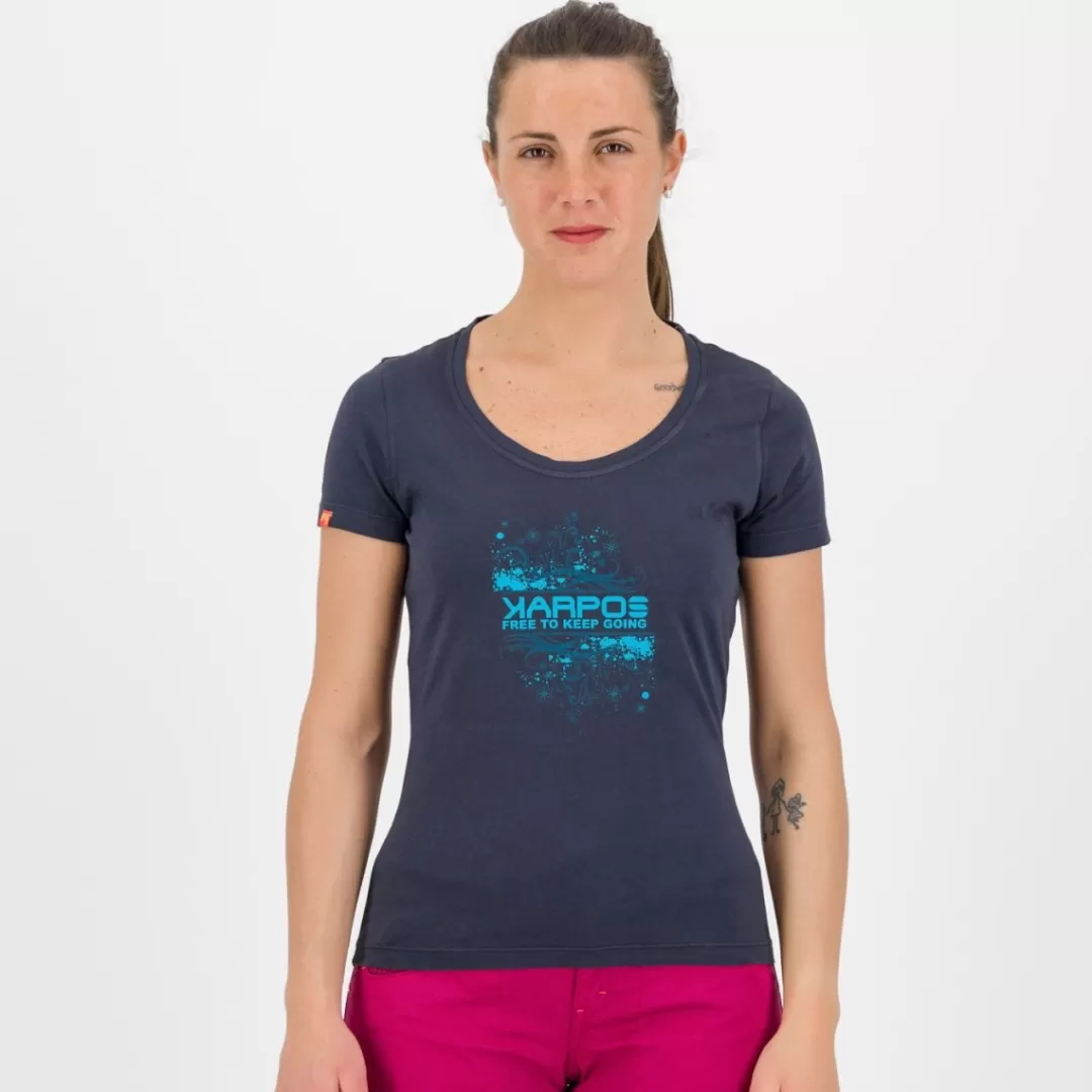 Karpos Winter | Lifestyle | Climbing | T-Shirts | CROCUS W T-SHIRT SKY CAPTAIN