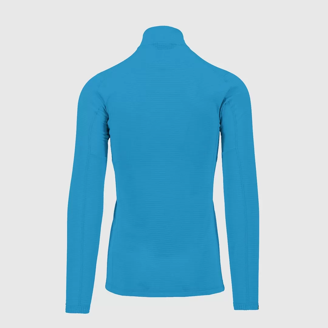 Karpos Winter | Ski Mountaineering | Mountaineering | Mountain Biking | Climbing | Trail Running | Hiking | Fleeces | CRODA LIGHT HALF ZIP BLUE JEWEL