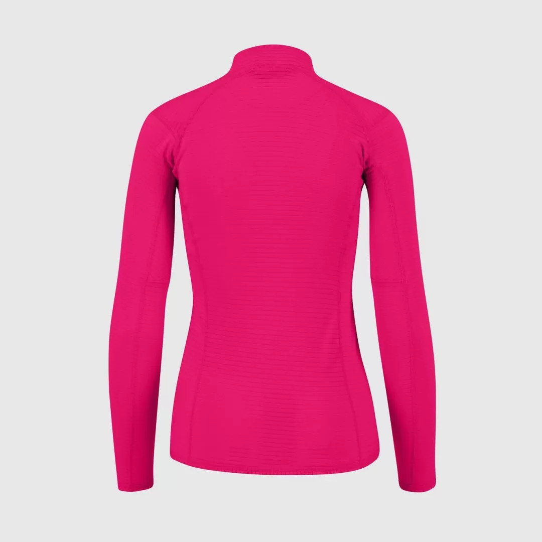 Karpos Winter | Ski Mountaineering | Mountaineering | Mountain Biking | Climbing | Trail Running | Hiking | Fleeces | CRODA LIGHT W HALF ZIP PINK