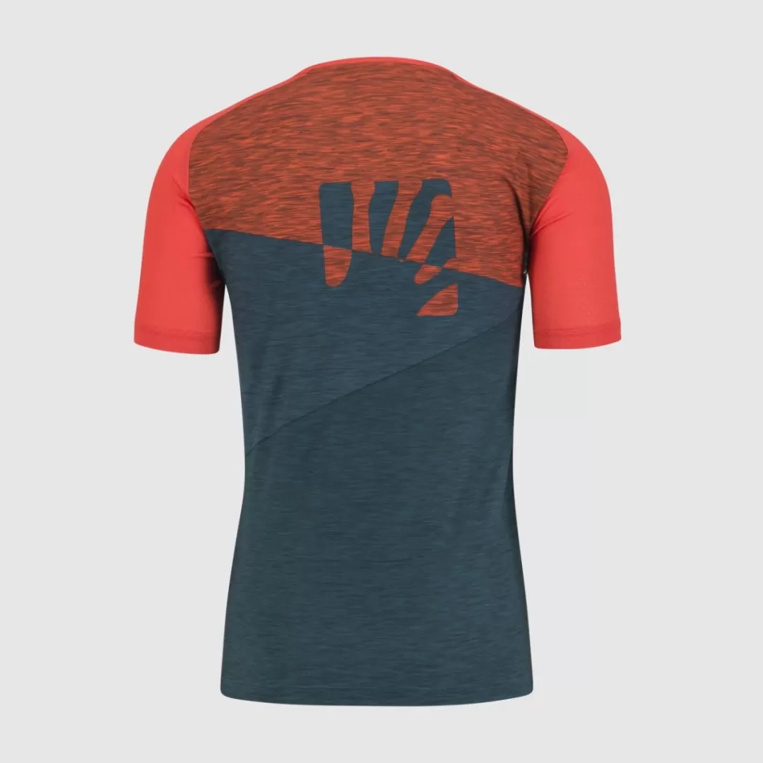 Karpos Hiking | T-Shirts | CRODA ROSSA JERSEY DARK SEA/PAPRIKA/BALSAM