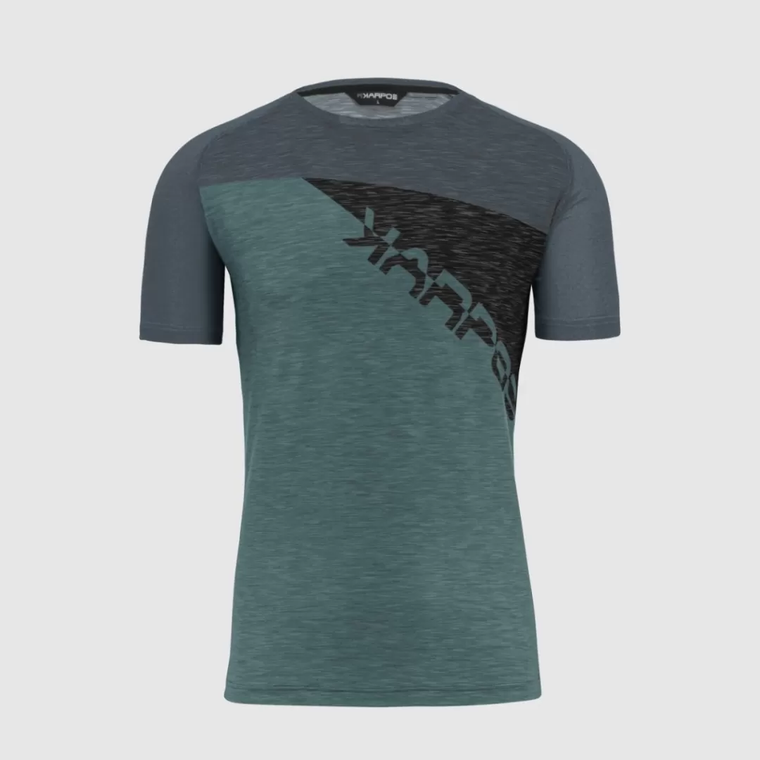 Karpos Hiking | T-Shirts | CRODA ROSSA JERSEY NORTH ATLANTIC/DARK SLATE/BLAC