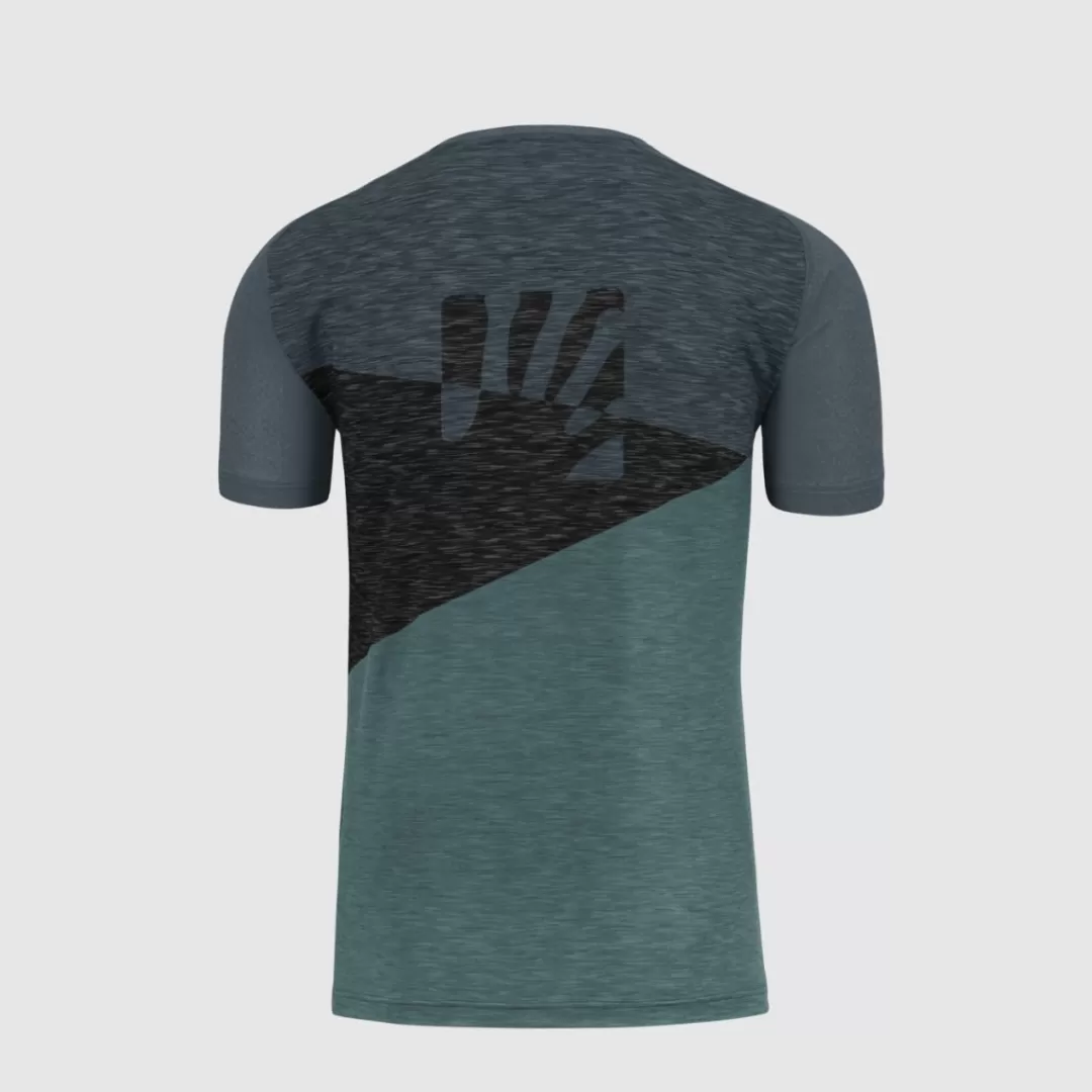 Karpos Hiking | T-Shirts | CRODA ROSSA JERSEY NORTH ATLANTIC/DARK SLATE/BLAC