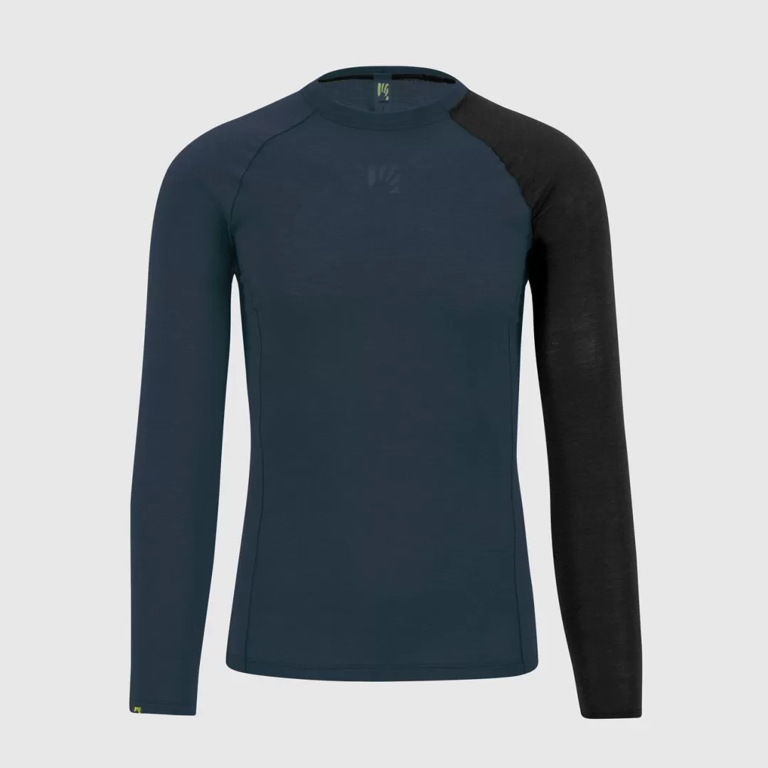 Karpos Winter | Skimo Touring | Ski Mountaineering | Mountaineering | Climbing | Baselayer | DINAMICO MERINO 130 JERSEY LS MIDNIGHT/BLACK