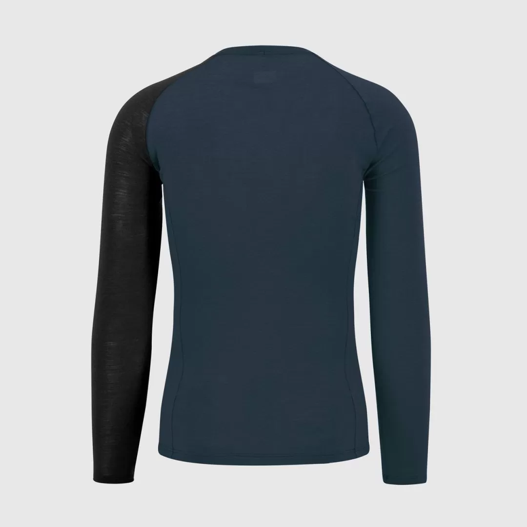 Karpos Winter | Skimo Touring | Ski Mountaineering | Mountaineering | Climbing | Baselayer | DINAMICO MERINO 130 JERSEY LS MIDNIGHT/BLACK