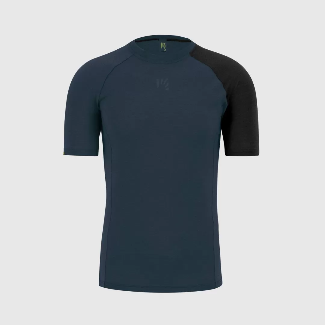 Karpos Winter | Skimo Touring | Ski Mountaineering | Mountaineering | Climbing | Baselayer | DINAMICO MERINO 130 T-SHIRT MIDNIGHT/BLACK