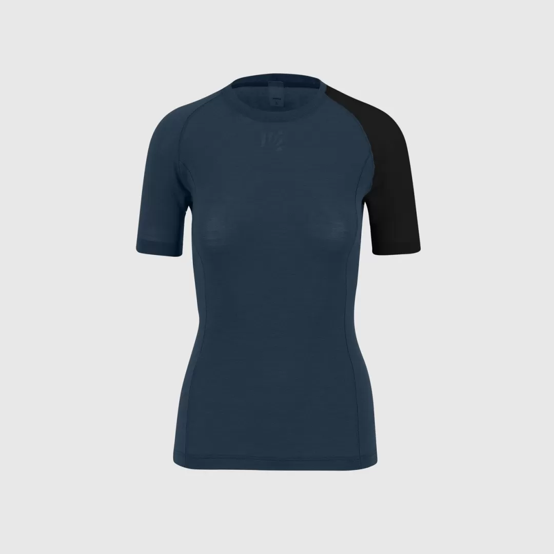 Karpos Skimo Touring | Skimo Dynamic | Ski Mountaineering | Mountaineering | Climbing | Baselayer | DINAMICO MERINO 130 W T-SHIRT MIDNIGHT/BLACK