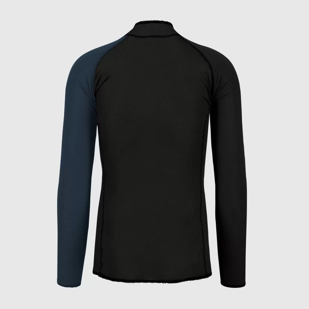 Karpos Winter | Skimo Touring | Ski Mountaineering | Mountaineering | Climbing | Trail Running | Baselayer | DINAMICO OCTA JERSEY LS HALF ZIP BLACK/MIDNIGHT