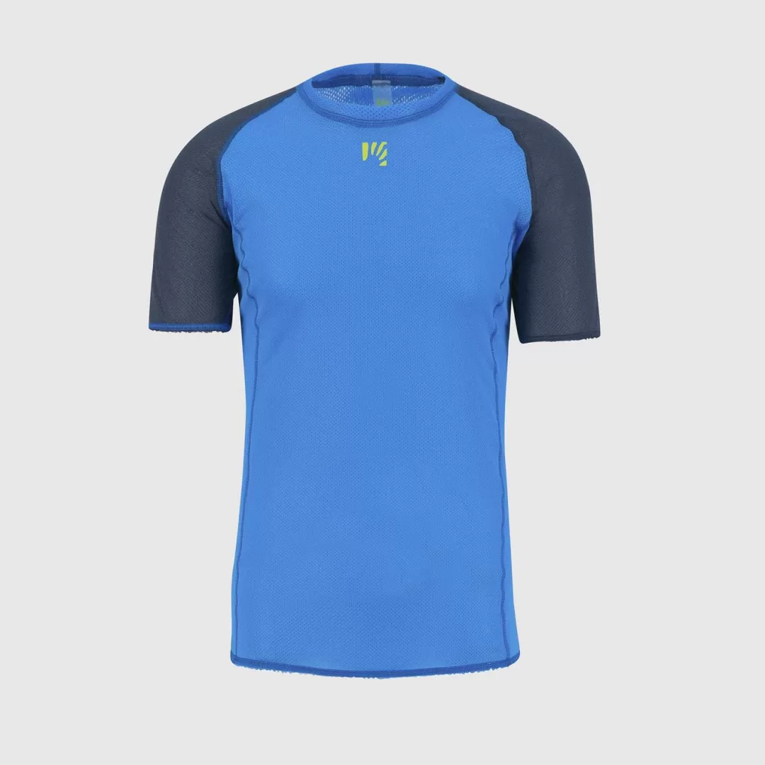 Karpos Winter | Skimo Touring | Ski Mountaineering | Mountaineering | Mountain Biking | Climbing | Trail Running | Baselayer | DINAMICO OCTA T-SHIRT DIVA BLUE/MIDNIGHT