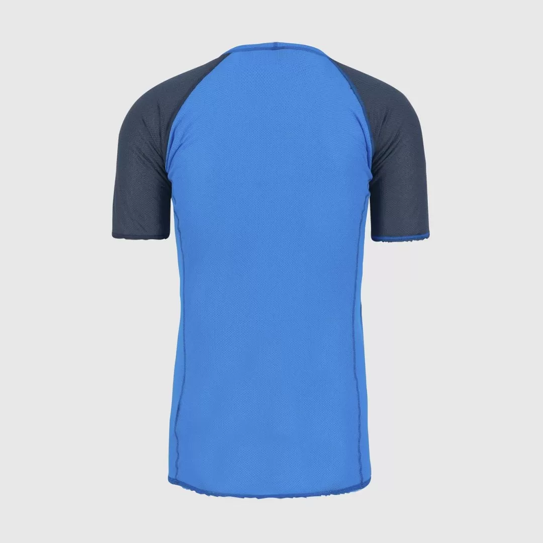 Karpos Winter | Skimo Touring | Ski Mountaineering | Mountaineering | Mountain Biking | Climbing | Trail Running | Baselayer | DINAMICO OCTA T-SHIRT DIVA BLUE/MIDNIGHT