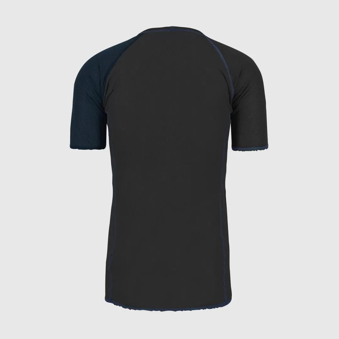 Karpos Winter | Skimo Touring | Ski Mountaineering | Mountaineering | Mountain Biking | Climbing | Trail Running | Baselayer | DINAMICO OCTA T-SHIRT BLACK/MIDNIGHT