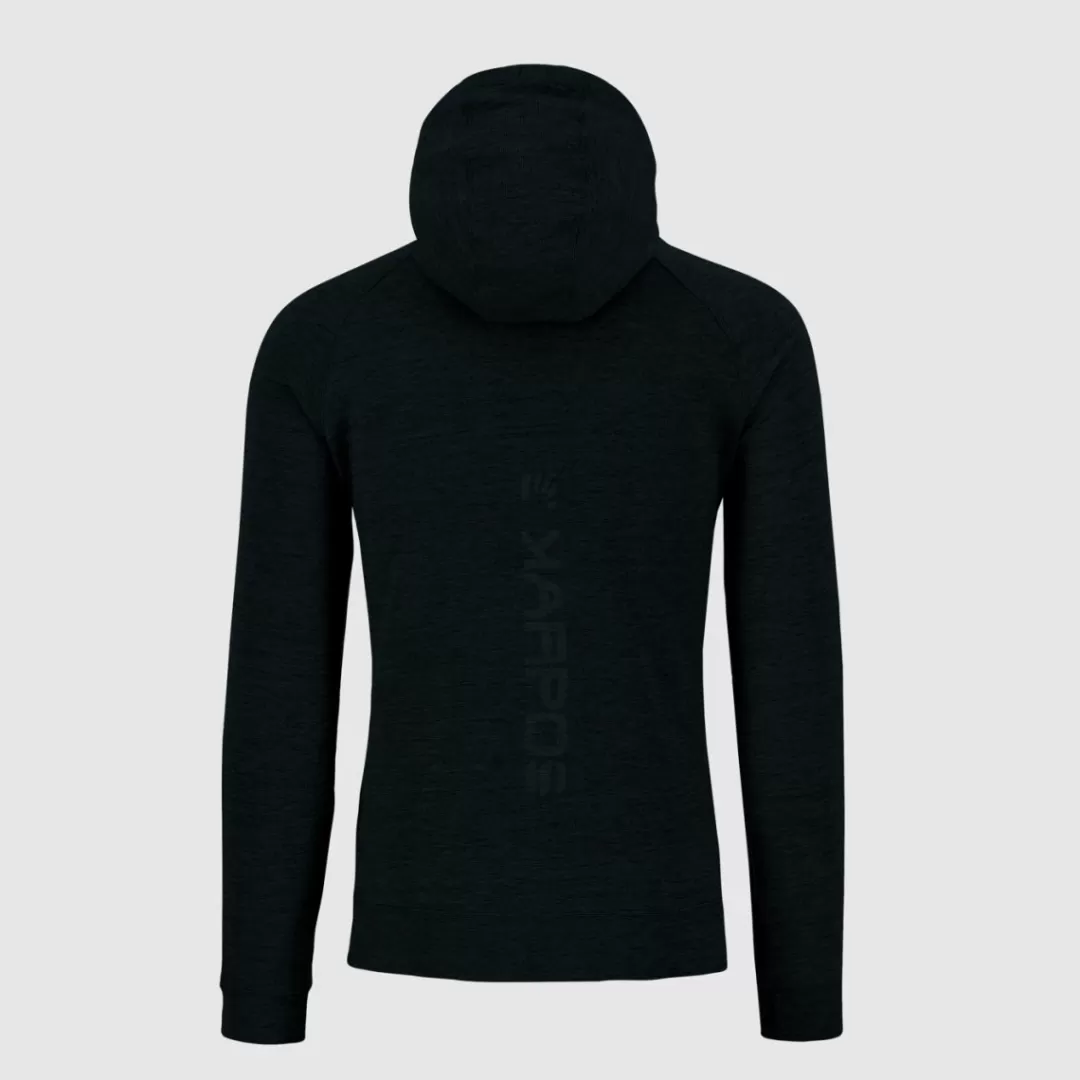 Karpos Lifestyle | Climbing | Fleeces | EASYFRIZZ FULL-ZIP HOODIE BLACK MELANGE