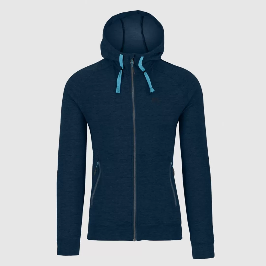 Karpos Lifestyle | Climbing | Fleeces | EASYFRIZZ FULL-ZIP HOODIE OUTER SPACE MELANGE