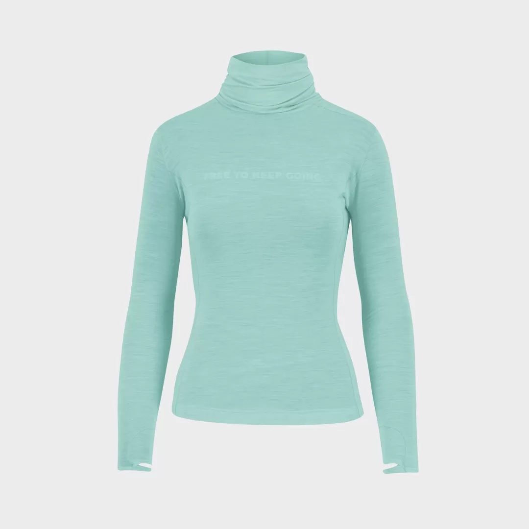 Karpos Training | T-Shirts | EASYFRIZZ MERINO W JERSEY LS AQUA SKY