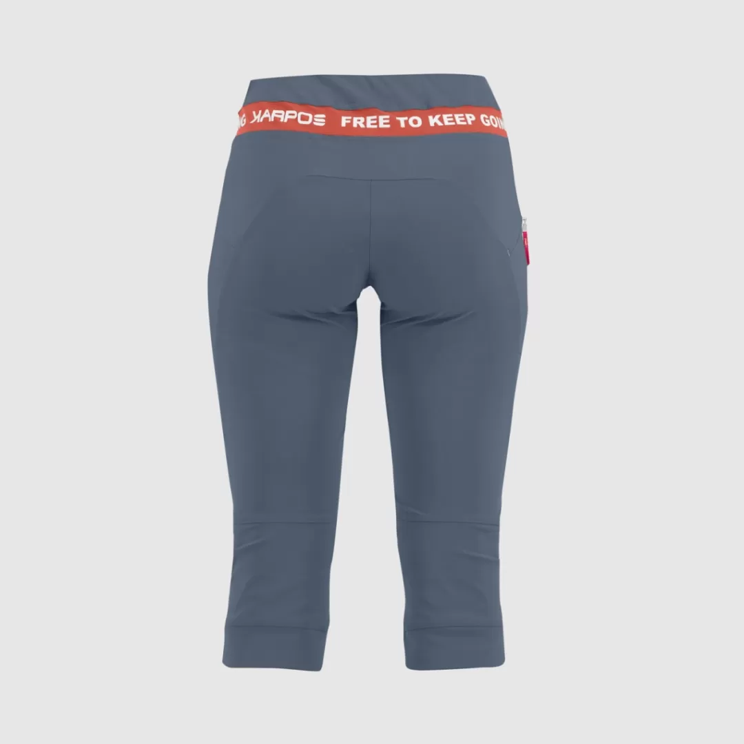 Karpos Hiking | EASYFRIZZ W 3 4 PANT VINTAGE INDIGO/HOT CORAL