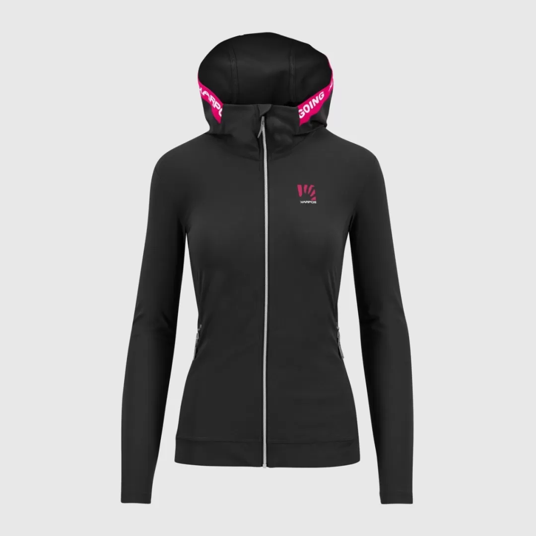 Karpos Hiking | Fleeces | EASYFRIZZ W FULL-ZIP HOODIE BLACK/INNUENDO