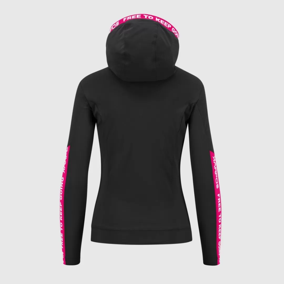 Karpos Hiking | Fleeces | EASYFRIZZ W FULL-ZIP HOODIE BLACK/INNUENDO